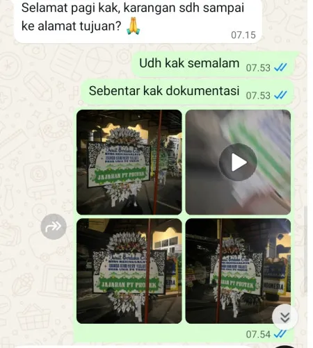 Pengiriman Papan Bunga Selamat Ciputat