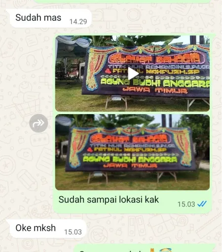 Pengiriman Papan Bunga Ciputat