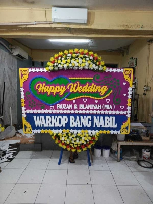 Papan Bunga di Ciputat