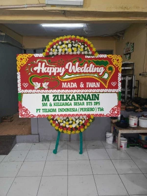Papan Bunga di Ciputat