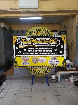 Papan Bunga di Ciputat