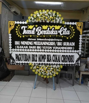 Papan Bunga di Ciputat