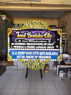 Papan Bunga di Ciputat